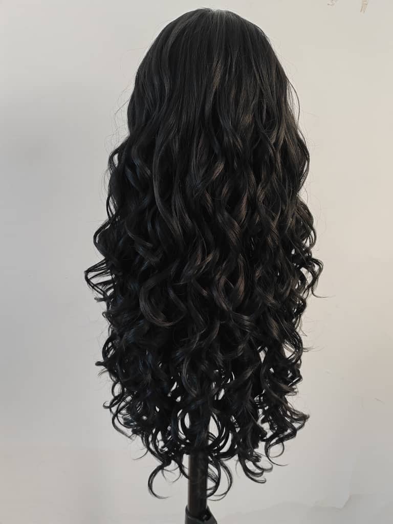 Julianna Swim Cap Wig™ - Waterproof Wig Dark Brown Lace Front Wig