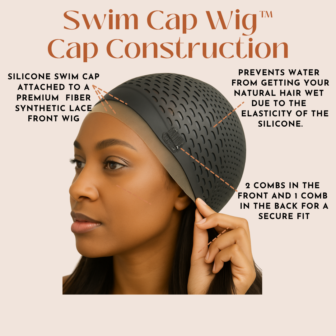 Angela - The Swim Cap Wig